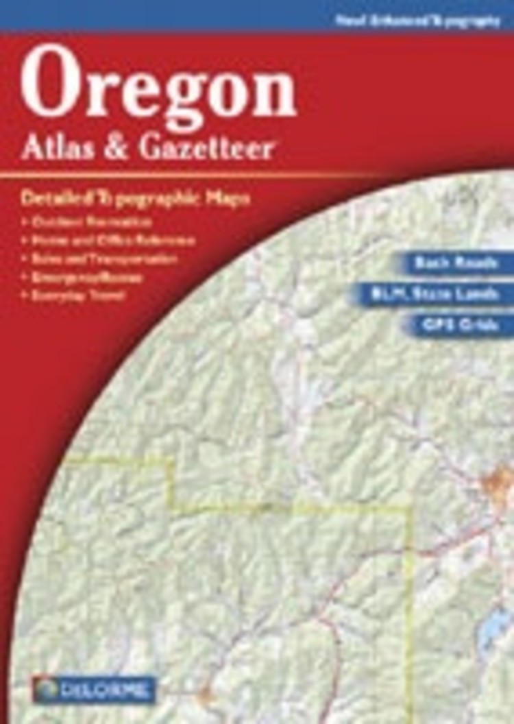Anglers Books Delorme Oregon Atlas & Gazetteer