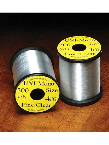 Hareline Uni Clear Mono Thread 3/0