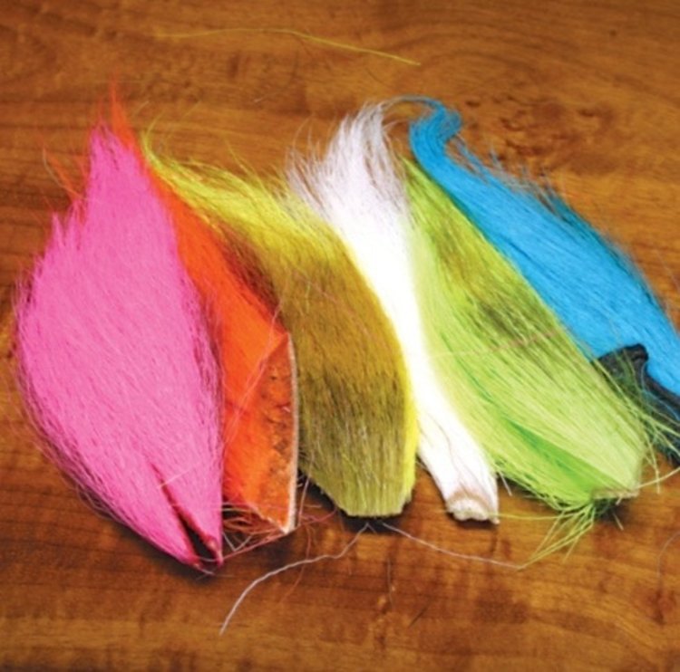 Hareline Fluorescent Bucktail Combo Package