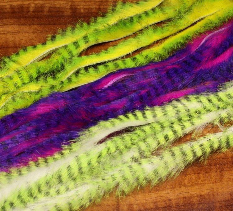 Hareline Tiger Barred Rabbit Strips