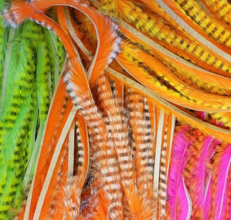 Hareline Tiger Barred Rabbit Strips