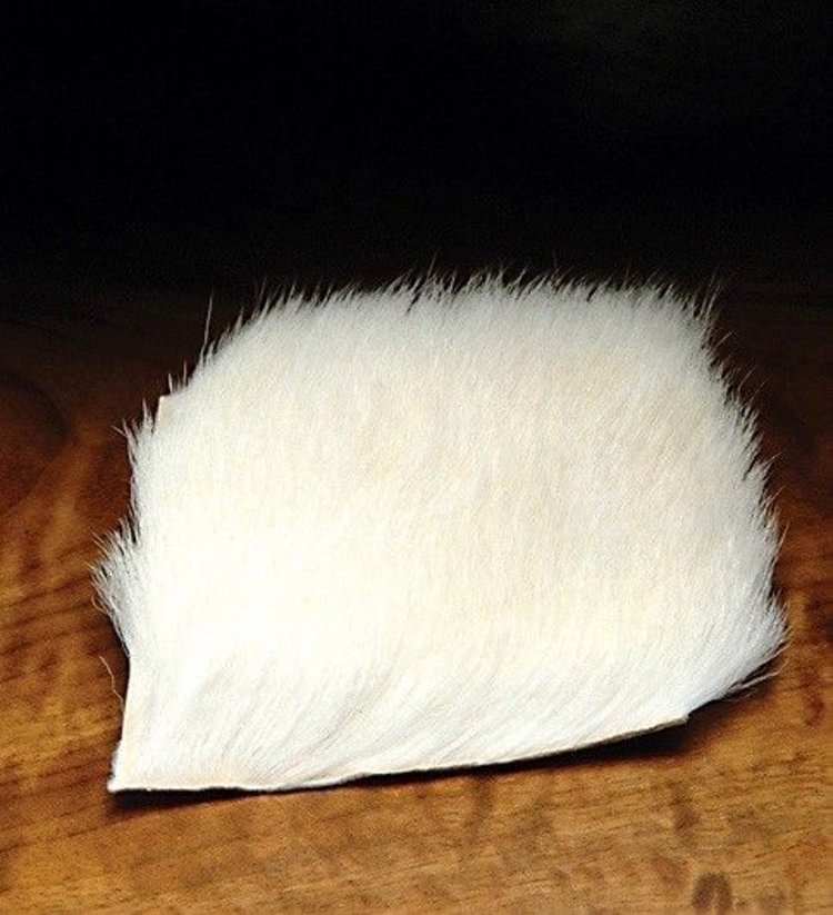 Hareline White Calf Body Hair