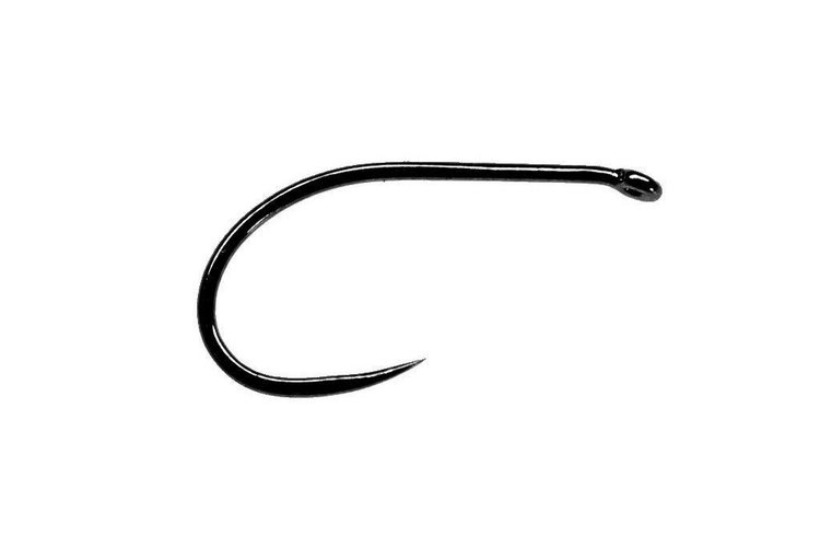 Fulling Mill FM 5025 Grab Gape Hook, Barbless, Black Nickel