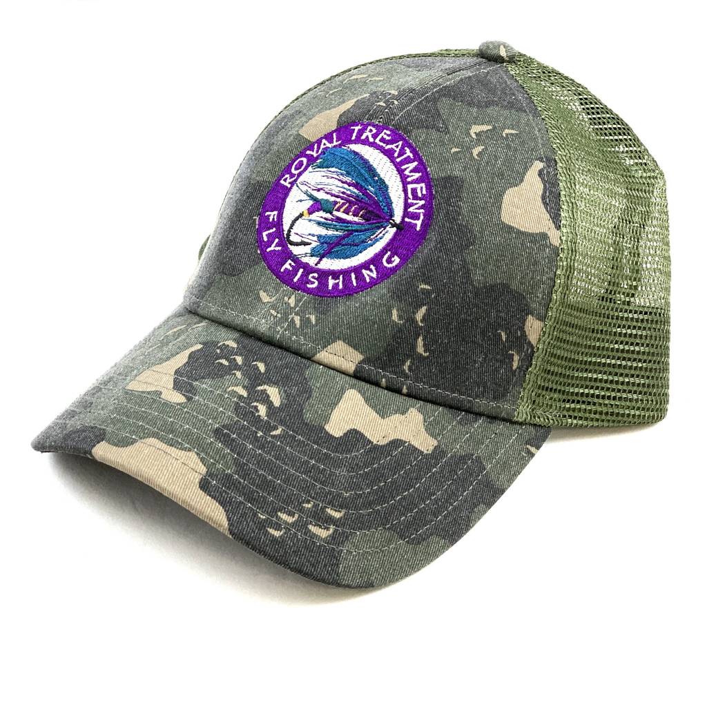 camo fly fishing hat