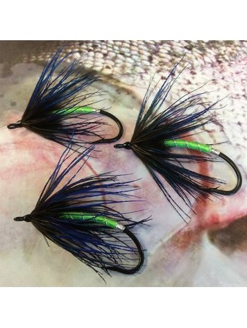 Aqua Flies Peacock Spider Steelhead Fly, Chartreuse by Joel La Follette