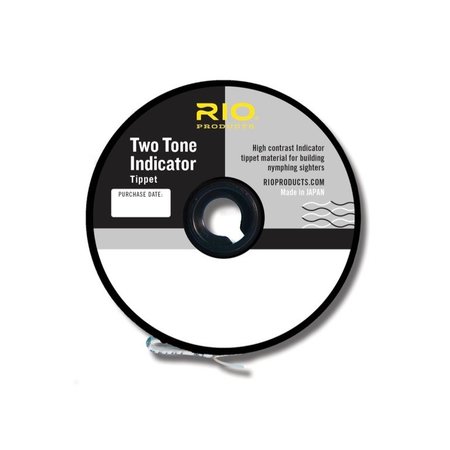 RIO Two Tone Indicator Tippet Black/White
