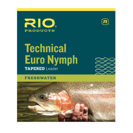 RIO Technical Euro Nymph Leader Black and White