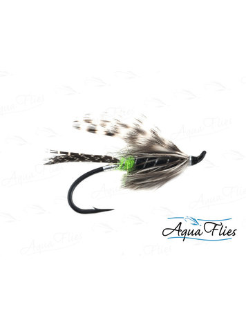Aqua Flies Green Butt Silver Hilton