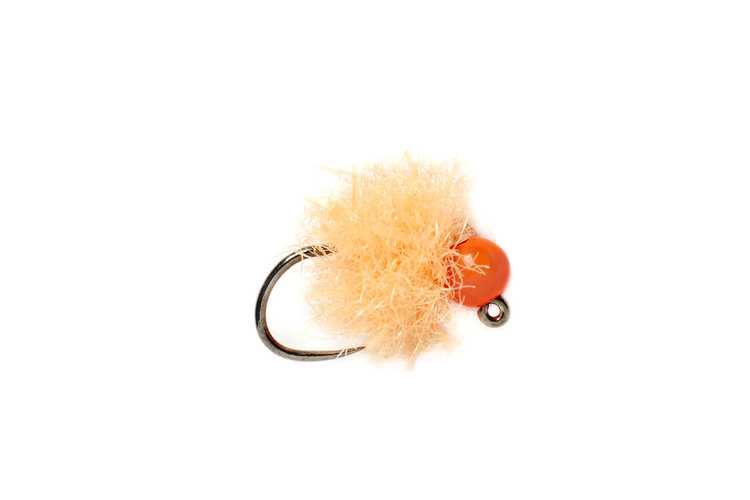 Fulling Mill Slush Egg Jig Apricot -Sz 14 3.2mm