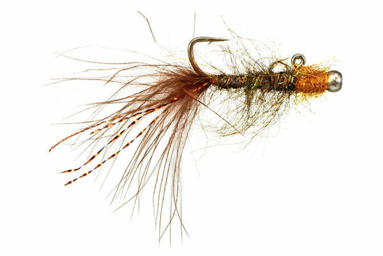 Montana Fly Co Rowley's Balanced Leech Brown Pumpkin 10