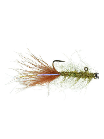 Montana Fly Co Rowley's Balanced Leech Olive Burnt Orange 10