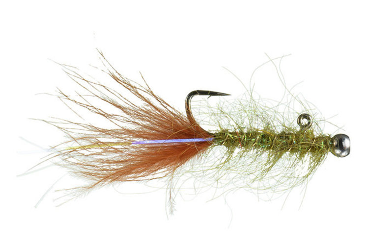 Montana Fly Co Rowley's Balanced Leech Olive Burnt Orange 10
