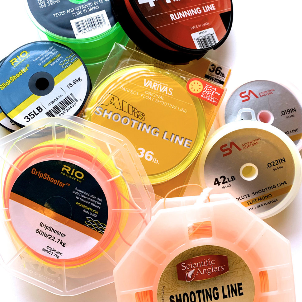 Rio Fly Fishing Fly Line Grip Shooter 50Lb Fishing Line, Yellowish Orange