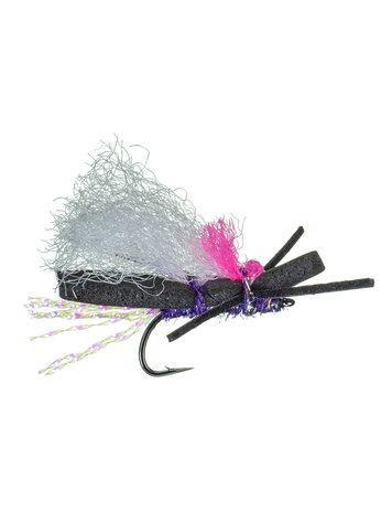 Montana Fly Co Hi-Vis Micro Chubby- Black/Purple #16