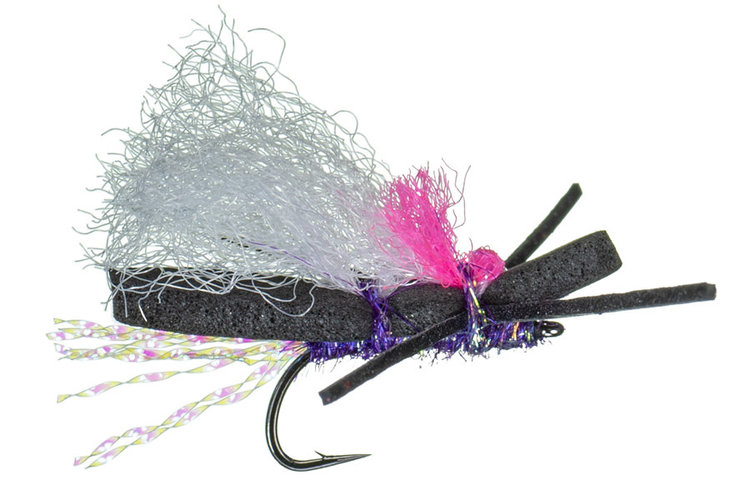 Montana Fly Co Hi-Vis Micro Chubby- Black/Purple #16