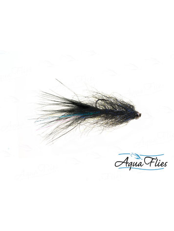 Aqua Flies Balance Leech, Black UV Sz 10