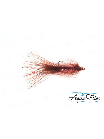 Aqua Flies Balance Leech, Brown Sz 10