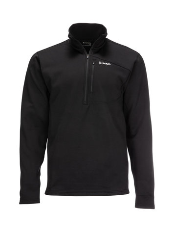 Simms Simms Men's Thermal 1/4 Zip Top Black