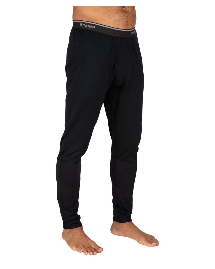 Simms Simms Men's Heavyweight Baselayer Bottom, Black