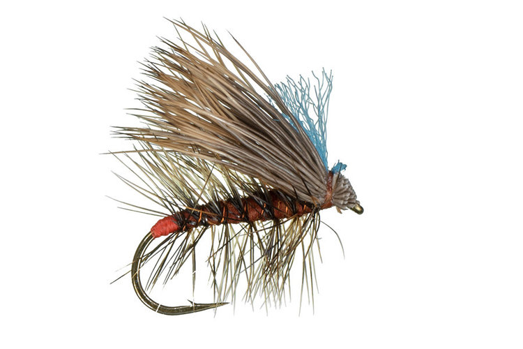 Montana Fly Co Hot Spot Elk Hair Caddis - Orange Sz 8