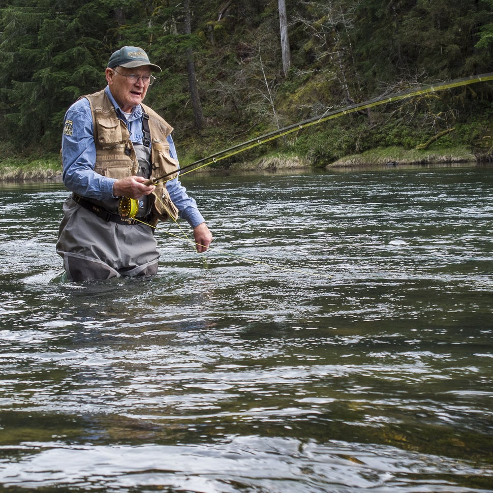 So my old man fly fishes the North Umpqua River. : r/flyfishing