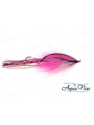 Aqua Flies FlashTail Stinger Prawn Pink/White Sz 1