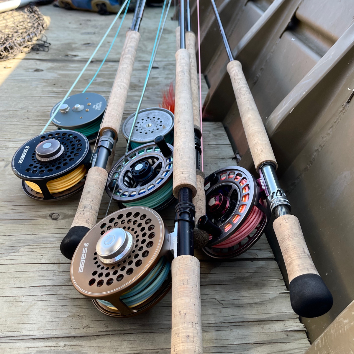 Sage Sonic 6 Piece Spey Rods - Free Fly Line