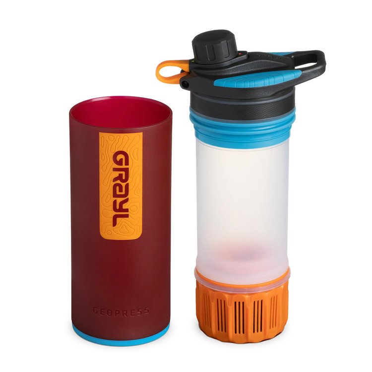 The Grayl The Grayl Geopress Bottle Wanderer Red