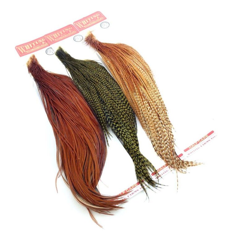 Whiting Farms Whiting Rooster Dry Fly 1/2 Bronze Cape