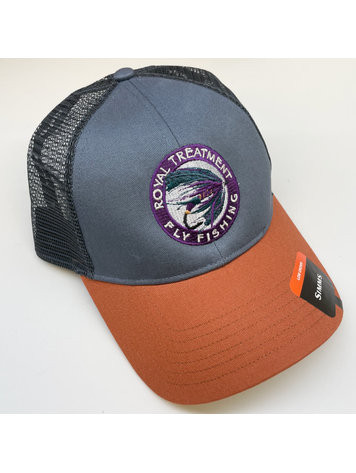 Royal Treatment Simms RTFF Logo Mesh Trucker Cap, Storm