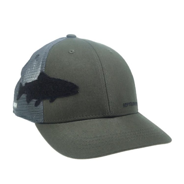 RepYourWater RepYourWater Trout Fly Patch Hat Olive