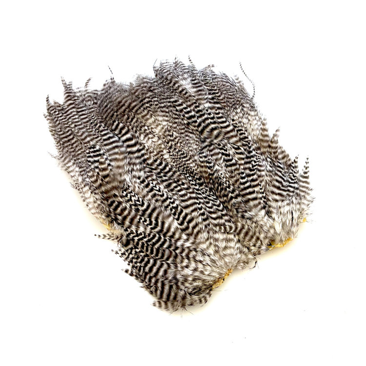 Hareline Grizzly Soft Hackle Marabou Patch
