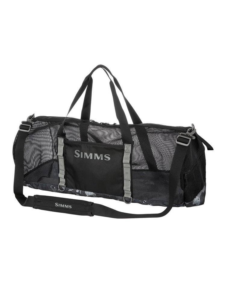 Simms Simms Challenger Mesh Duffel - 60L Hex Camo Carbon