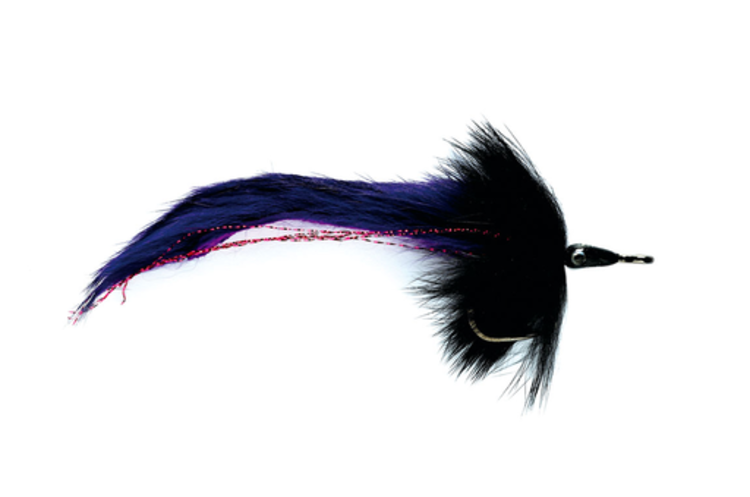 Fulling Mill Tarpon Bunny Black Death 2/0