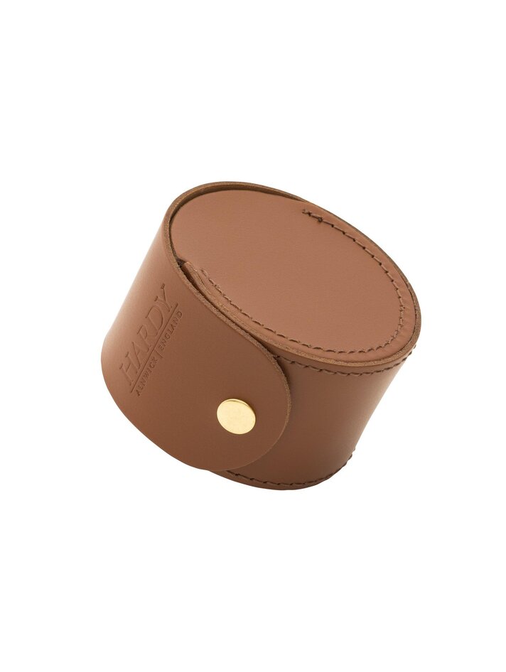Hardy Soft Leather Sheepskin Lined Fly Reel Case Brown – Glasgow Angling  Centre