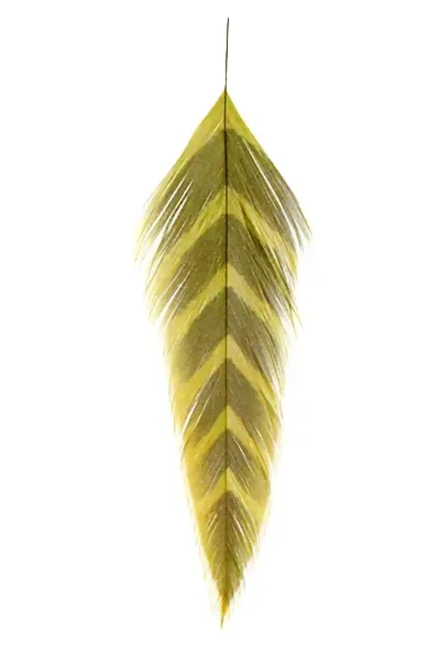 MFC Galloup's Arrowhead Fish Feathers Yellow/Olive