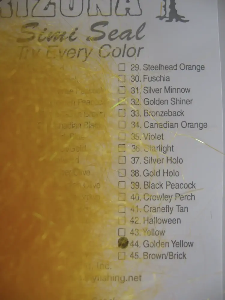 Montana Fly Co Arizona Simi Seal