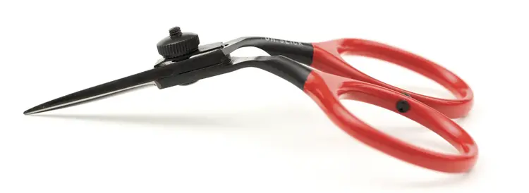 Dr. Slick Black Widow All Purpose Razor Scissor, 4", Bent Shaft