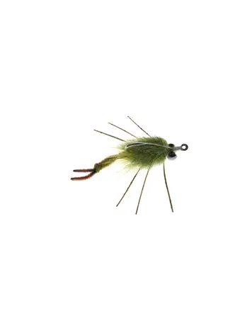 Aqua Flies Merkin Strong Arm Olive Sz 2