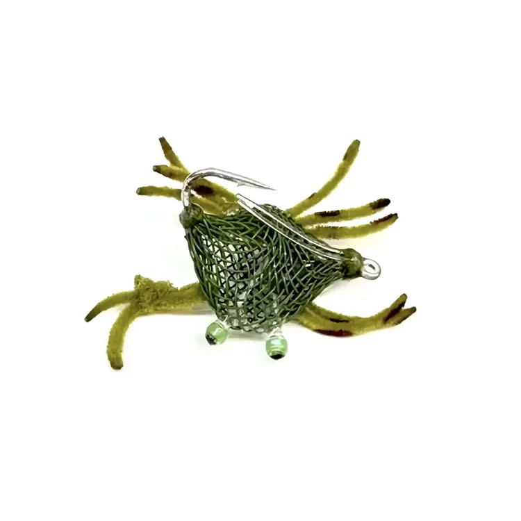 Aqua Flies Flexo Strong Arm Crab Olive Sz 6