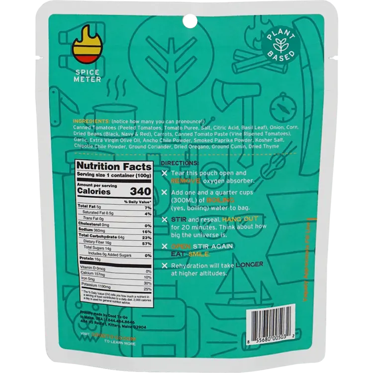 Good To-Go Good To-Go Smoked Three Bean Chili