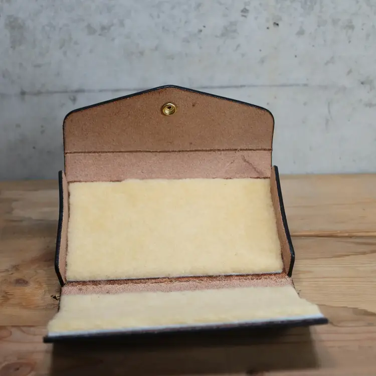 RW Leather Arne Mason Small Leather Fly Wallet By R.W. Leatherworks, British Brown