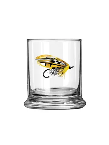 RepYourWater RepYourWater Metallic Print Salmonfly Old Fashion Glass