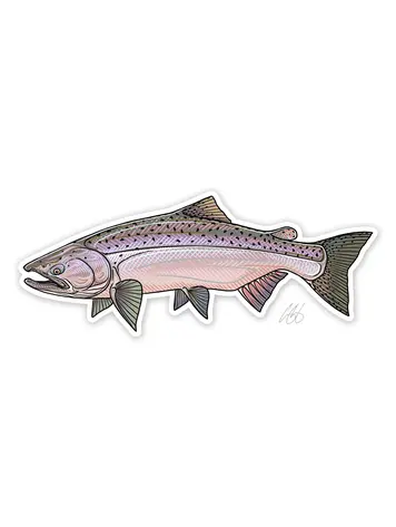 Casey Underwood Casey Underwood Fish sticker Chinook Salmon