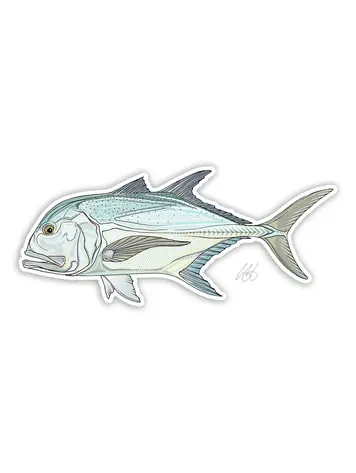 Casey Underwood Casey Underwood Fish sticker Giant Trevally