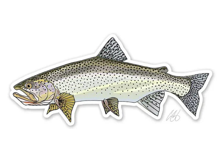 Casey Underwood Casey Underwood Fish sticker Sea Run Cutthroat