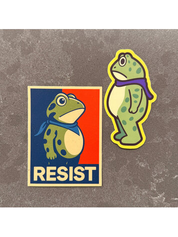In House Portland Antifa Frog