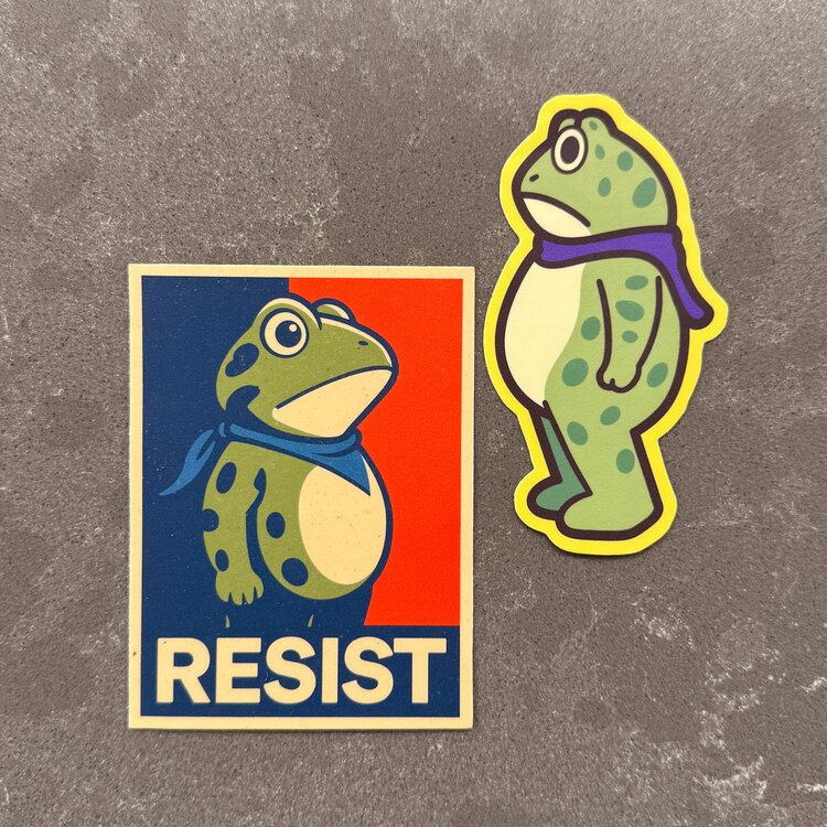 In House Portland Antifa Frog