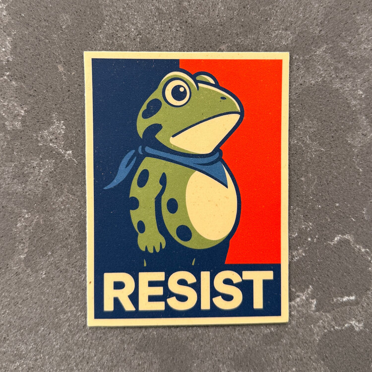 In House Portland Antifa Frog