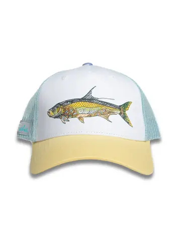 Fishe Wear Fishe Wear Tropical Tarpon Trucker Hat